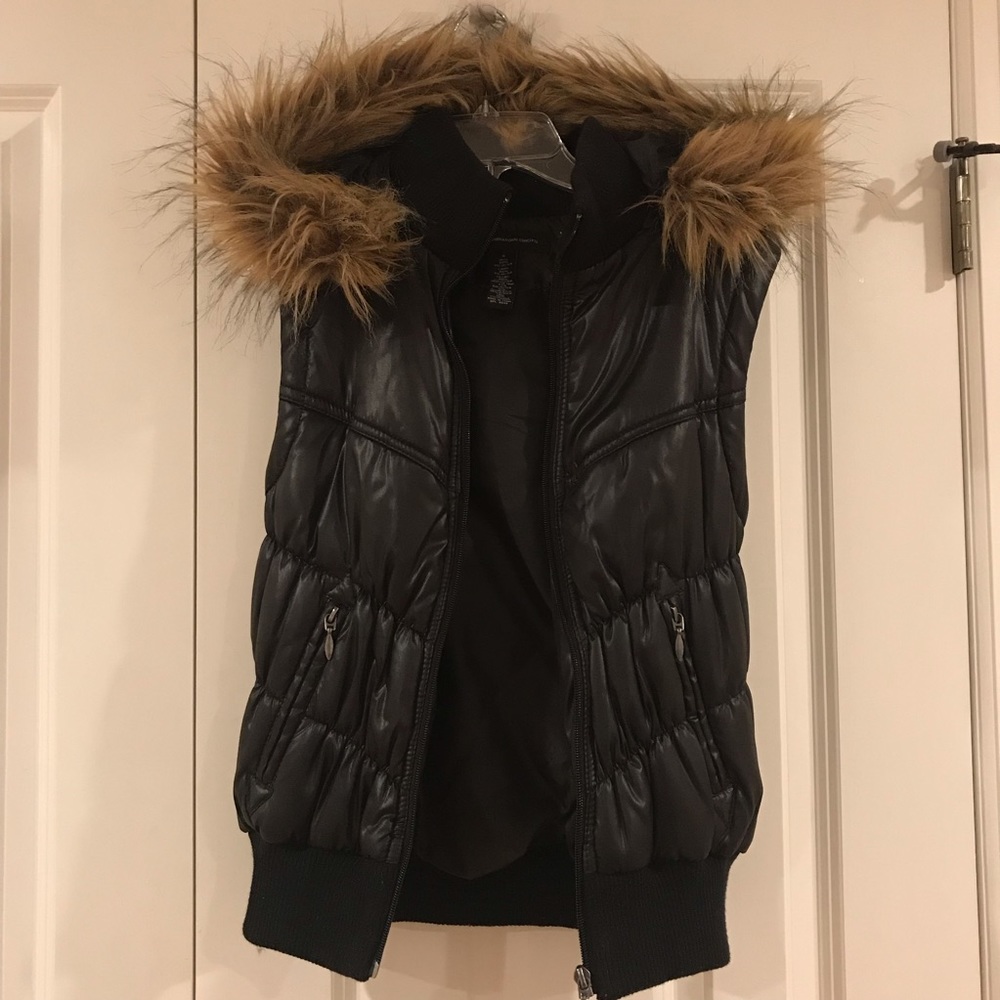 INC Hooded Puffer Vest